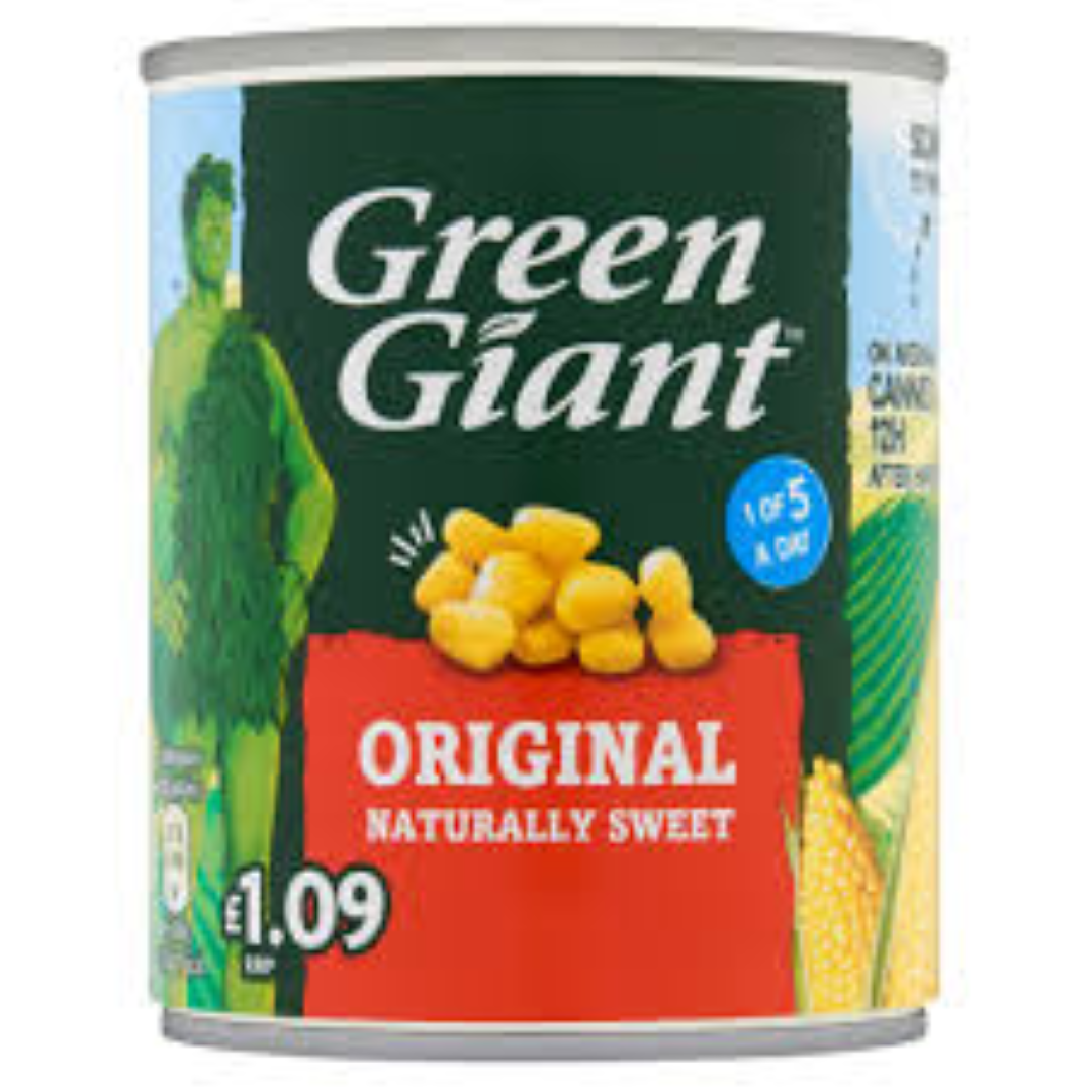 GREEN GIANT ORIGINAL NATURALLY SWEET 198G